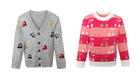 Cuddly Comfort- The Latest Sweater Collection for Babies at Giggles and Wiggles