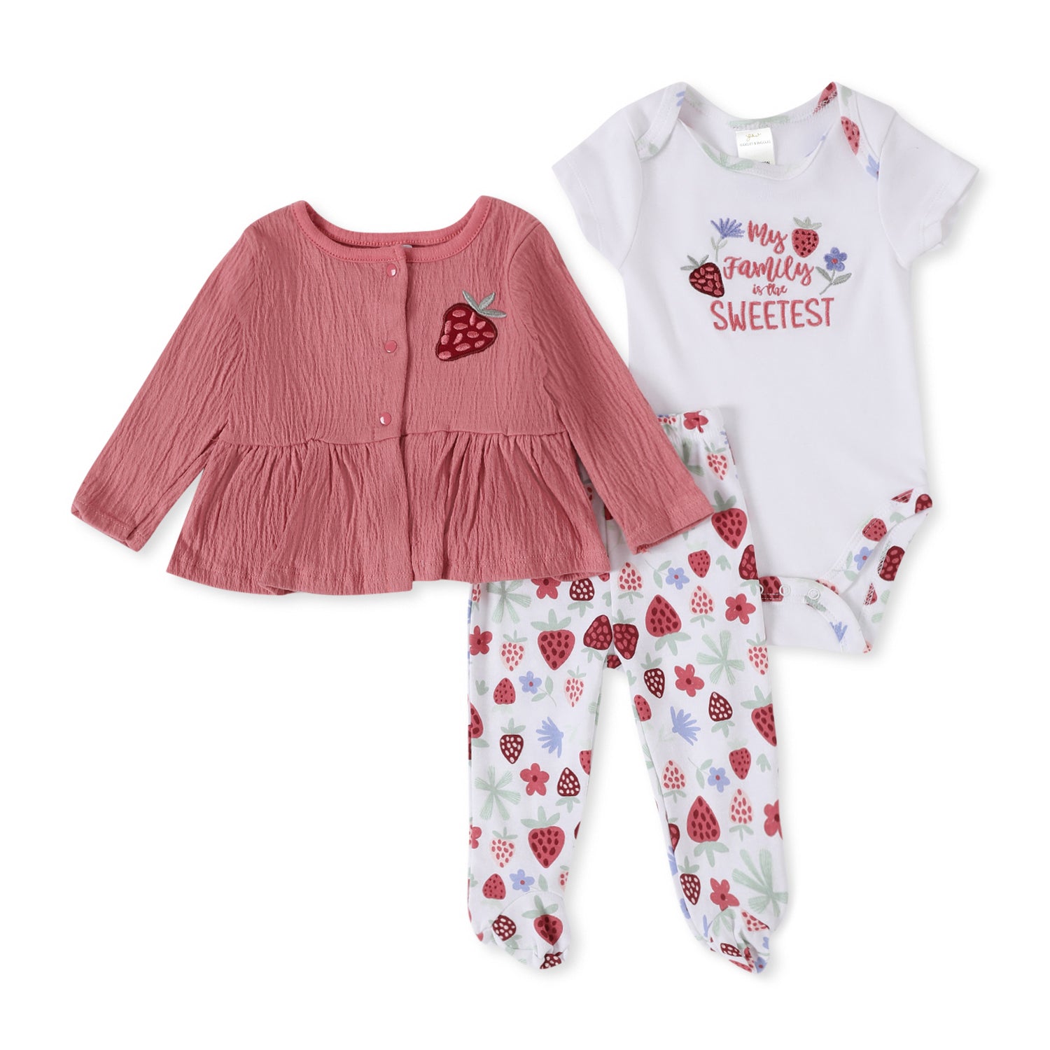 Berry Sweet Onesies With Legging